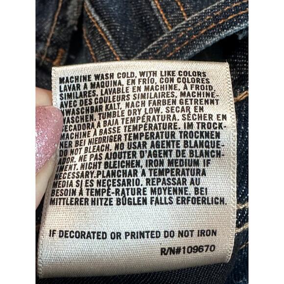 Citizen Of Humanity Med Blue Denim High Rise Straight Leg 5PK Jeans Size 32 - Picture 7 of 7